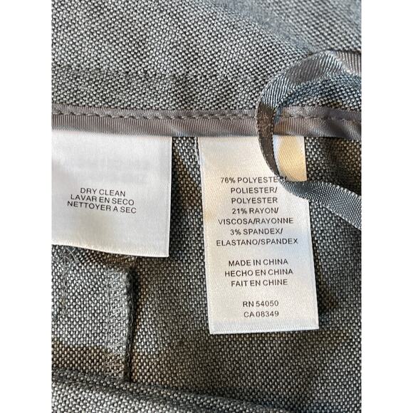 Anne Klein Womens Straight Leg Slacks Pants SIZE 16 Black Gray Classic Career - Picture 6 of 9